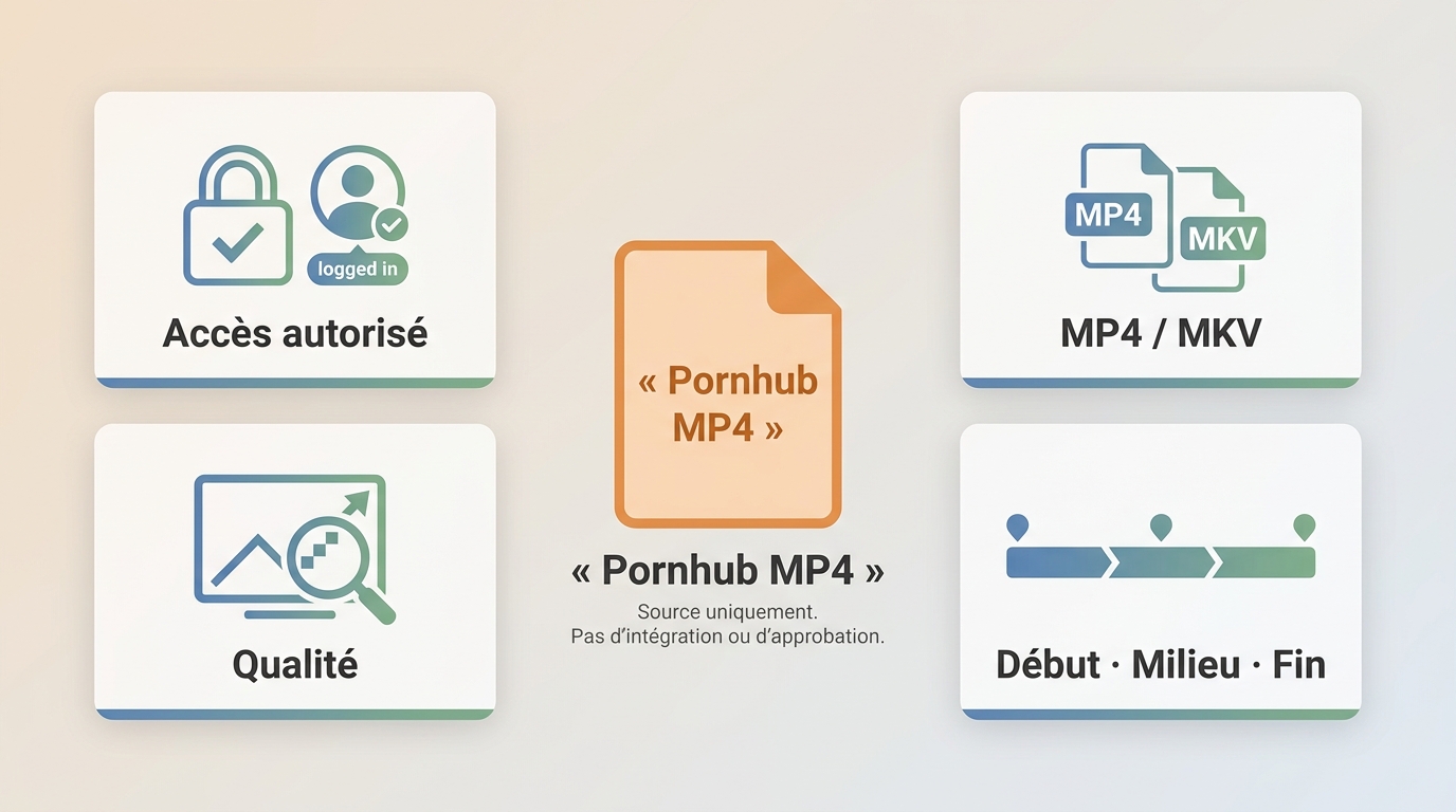 Quatre contrôles d’un MP4 Pornhub : accès, format, qualité et intégrité du fichier