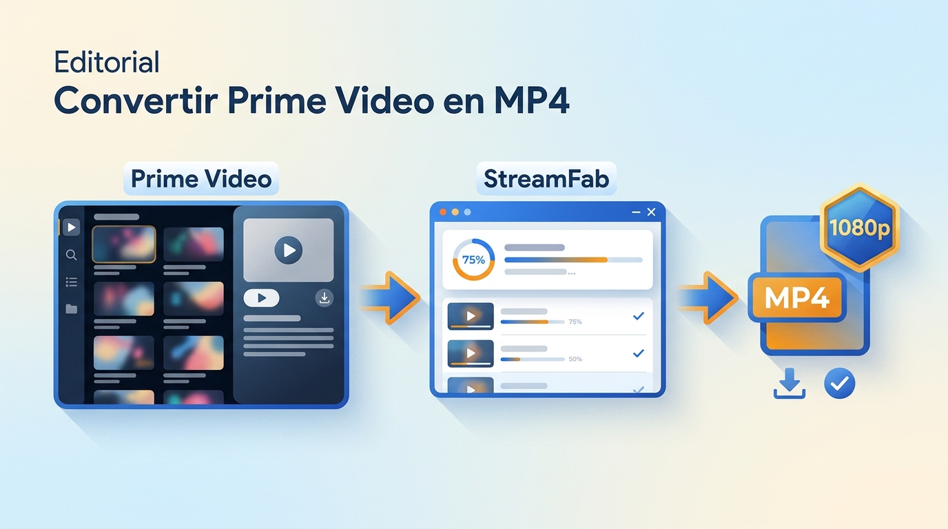 Convertir Amazon Prime Video en MP4 : 3 méthodes en 1080p