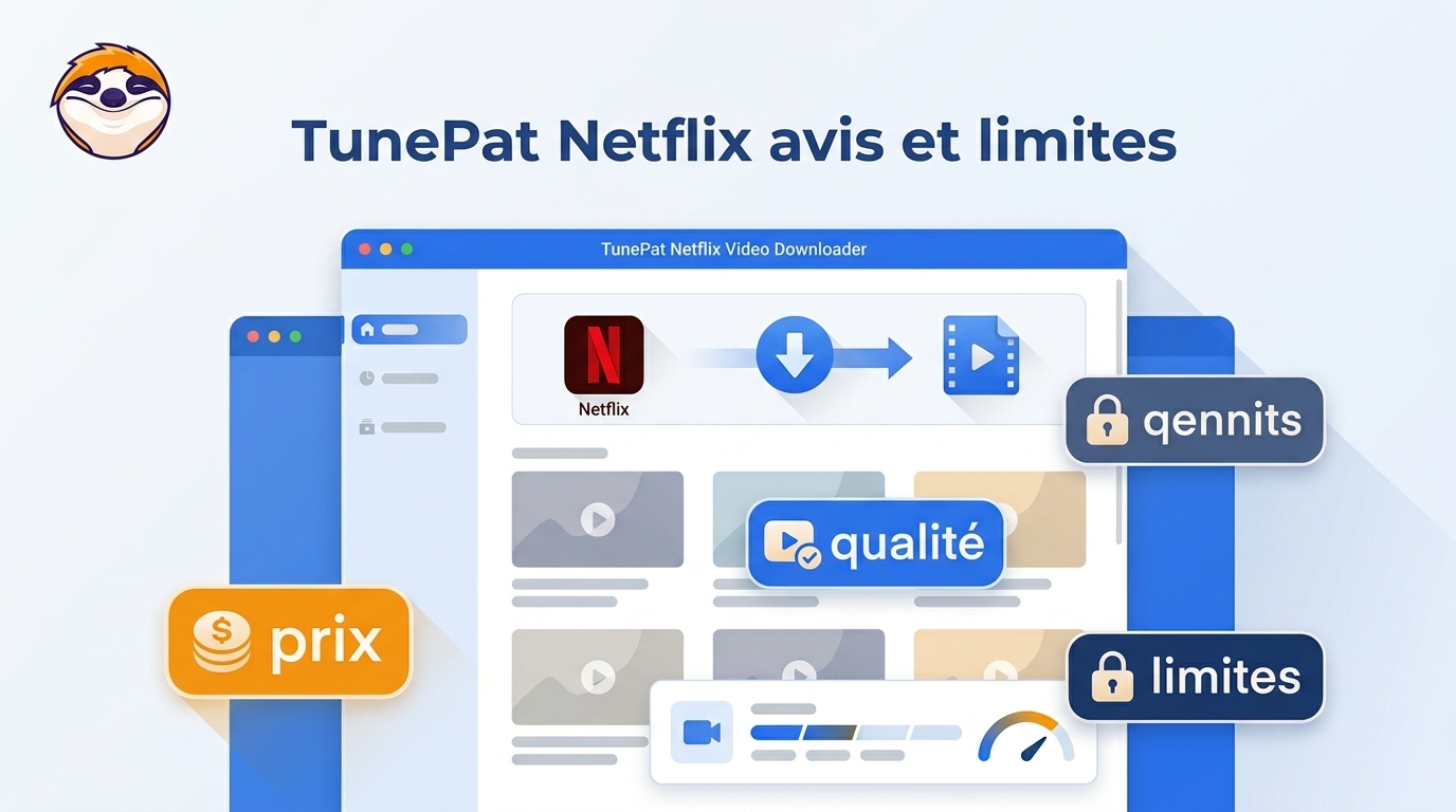 TunePat Netflix Video Downloader : avis 2026, prix, qualité et limites