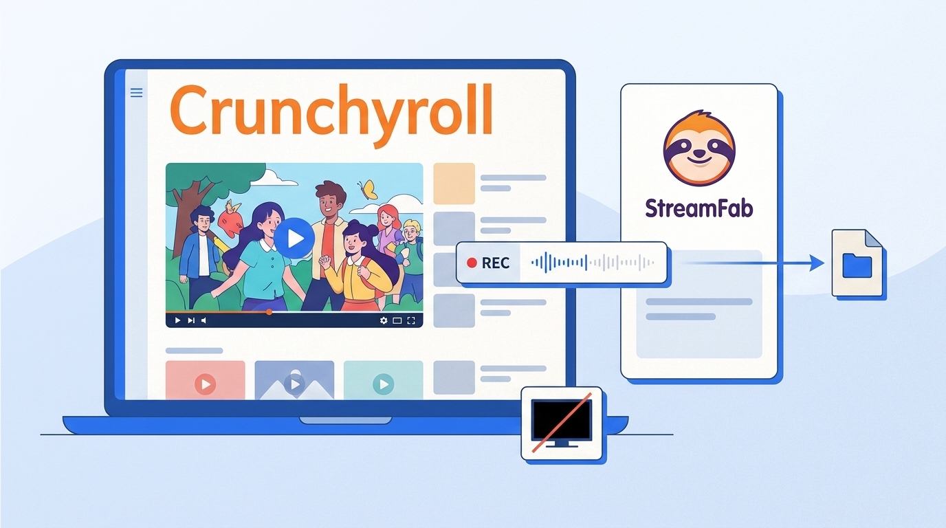 Enregistrer l’écran de Crunchyroll sans écran noir sur PC et mobile
