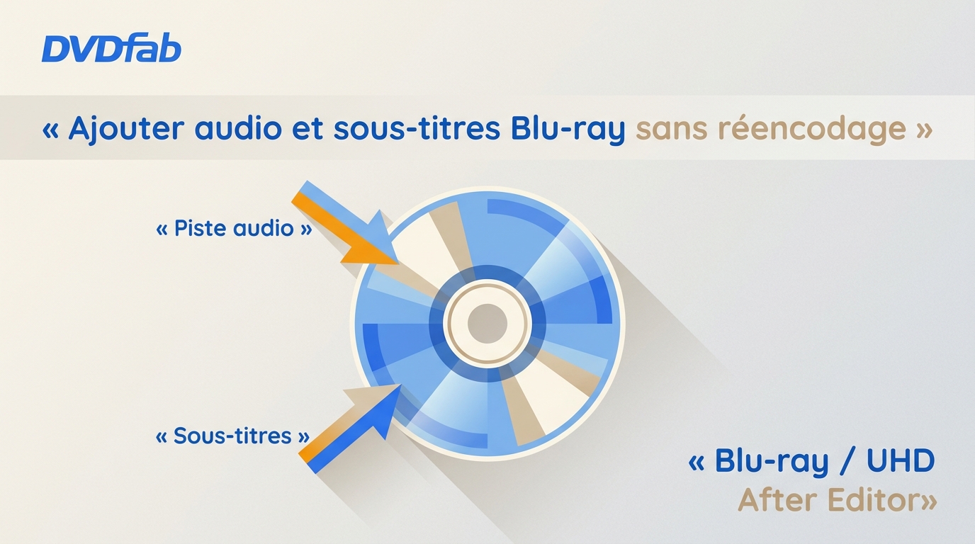 Découvrez DVDFab Blu-ray et UHD After Editor : ajoutez sous-titres et pistes