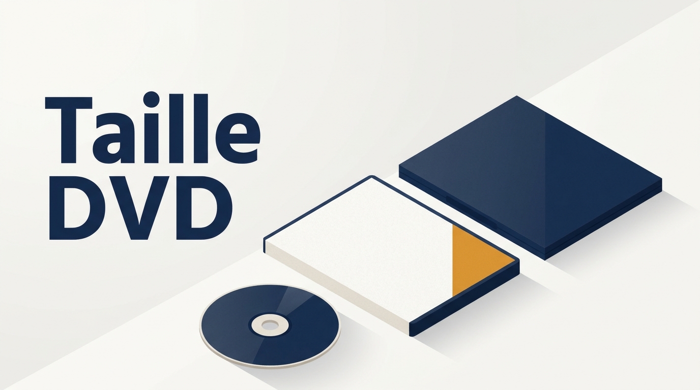 Taille DVD : Guide complet des dimensions (boîtier, jaquette) et capacité de