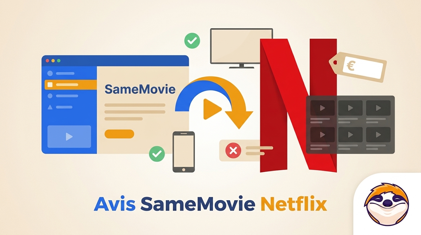 Avis SameMovie 2026 : Netflix, qualité, erreurs et prix en France