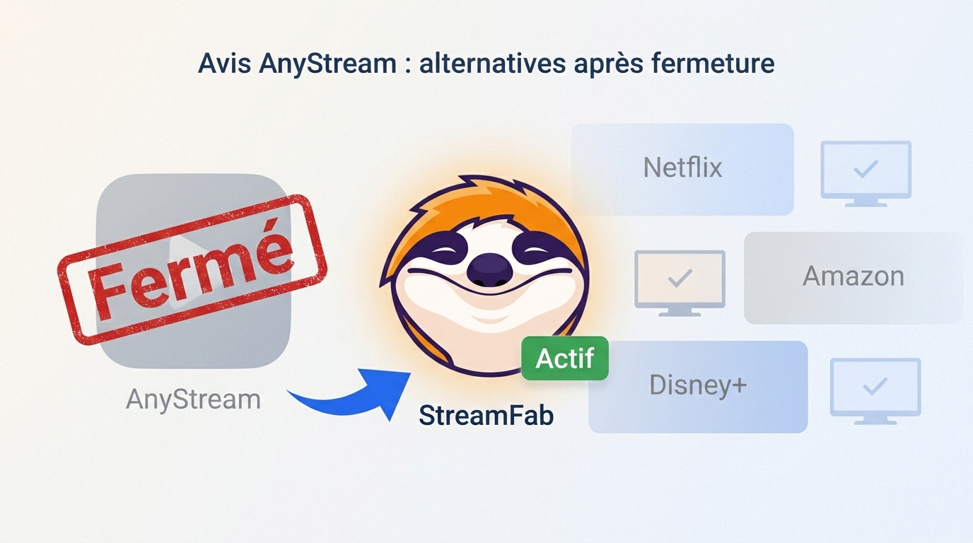 Avis AnyStream 2026 : service fermé, quelles options restent ?