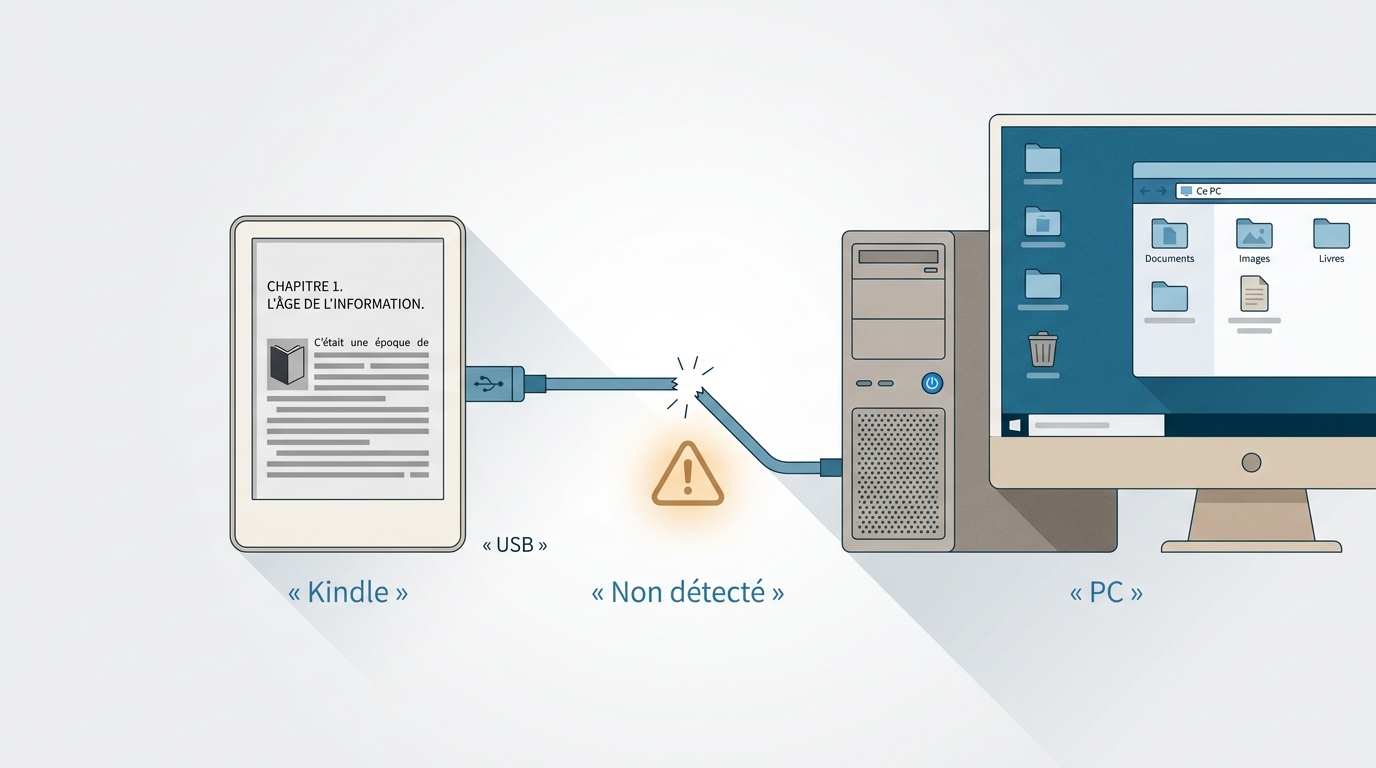 [Résolu] Kindle non détecté sur PC ? 10 solutions qui fonctionnent vraiment