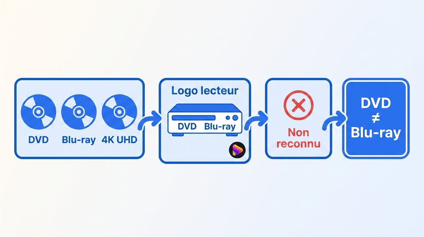 Peut-on lire un Blu-ray sur un lecteur DVD ? Non, 3 options