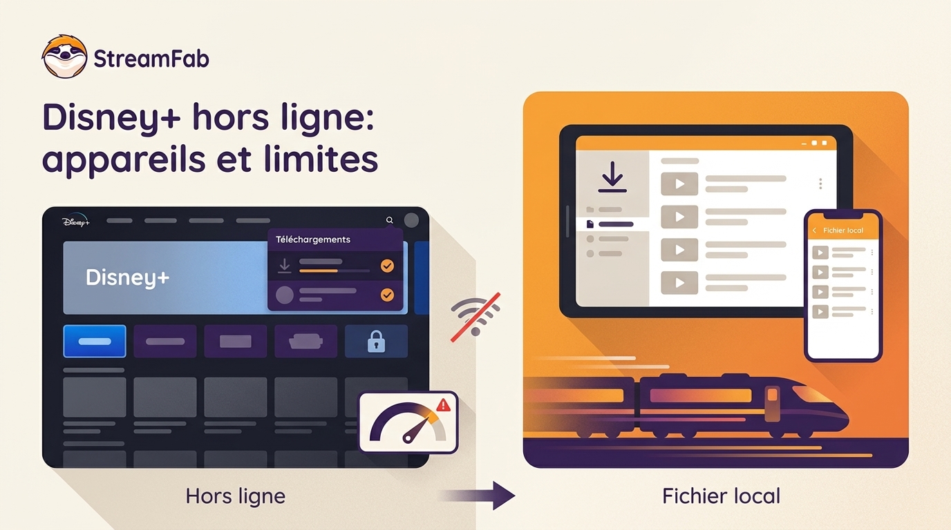 Regarder Disney+ hors ligne : appareils, limites et solutions