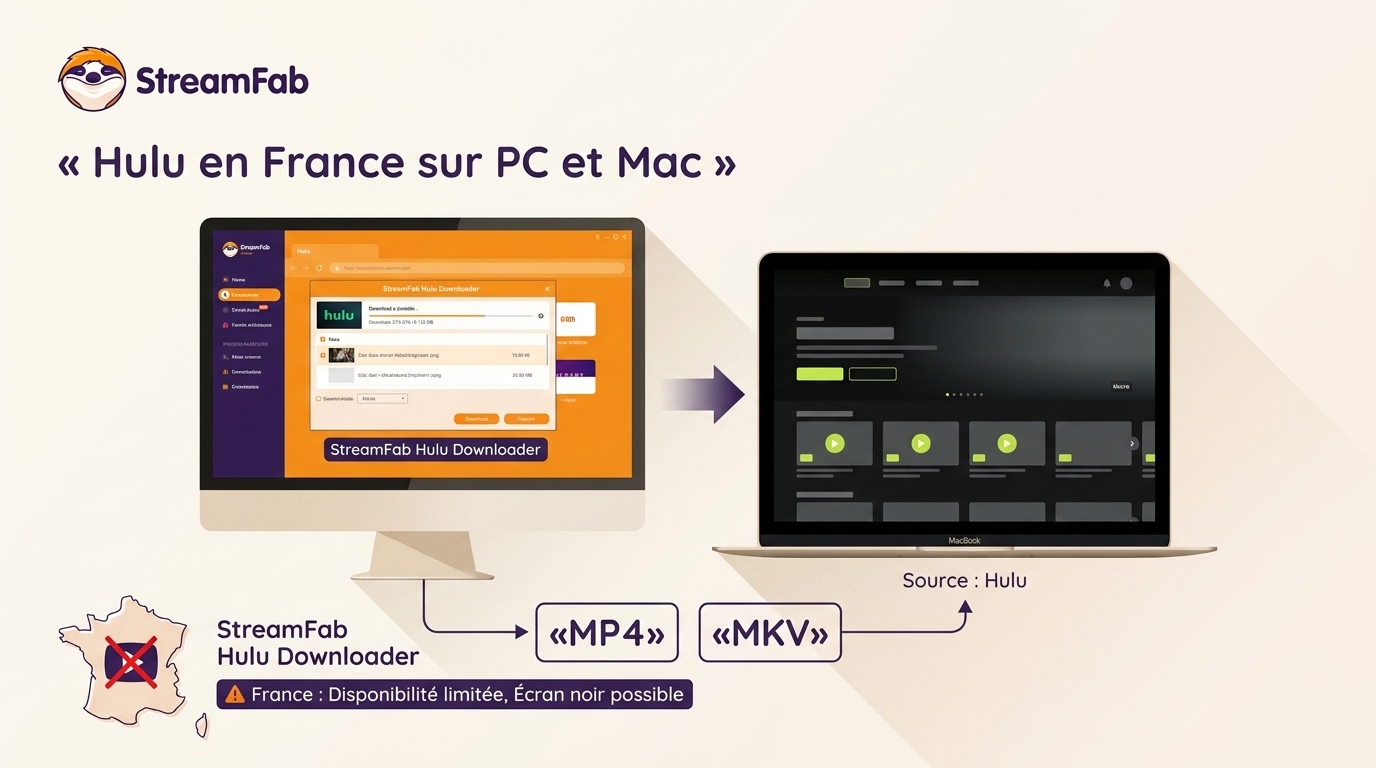 Télécharger Hulu en France : limites officielles et options MP4 sur PC et Mac