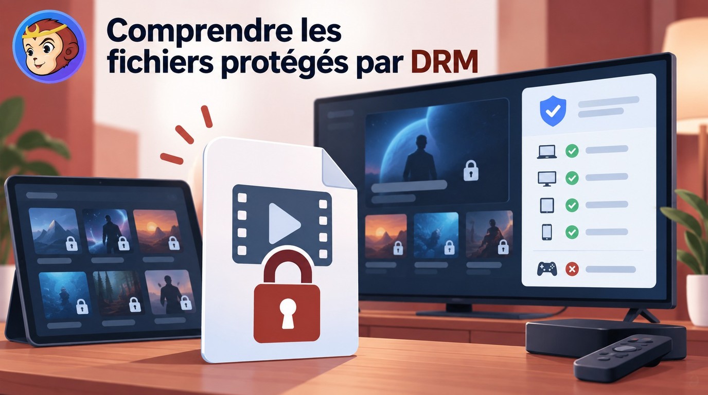 Fichier protégé par DRM : lecture, limites et solutions