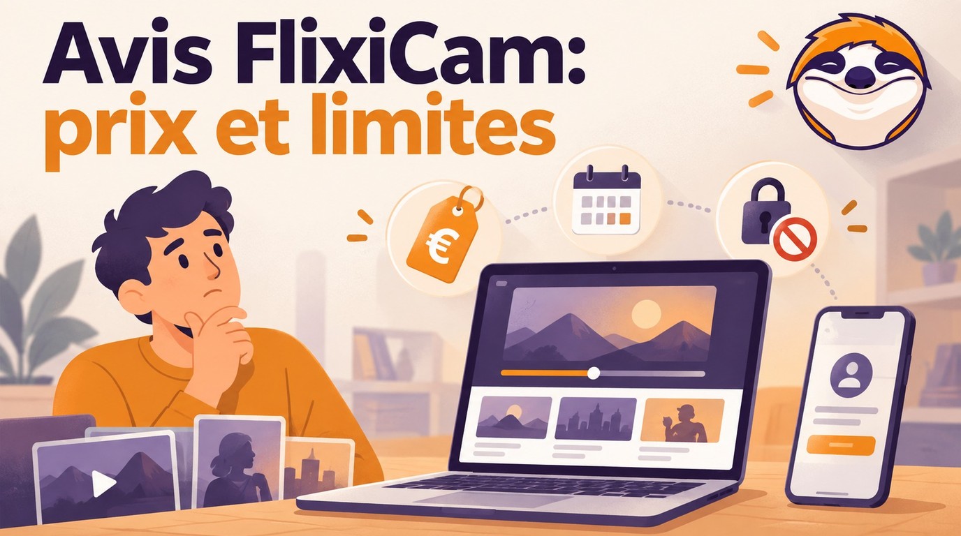 Avis FlixiCam 2026 : prix, essai, limites et verdict