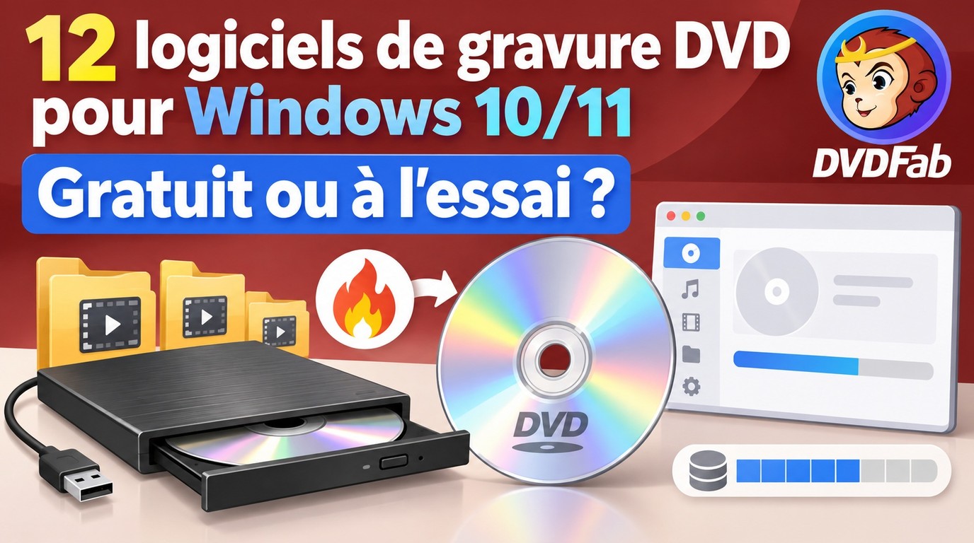 12 logiciels de gravure DVD pour Windows 10/11 : gratuit ou essai ?