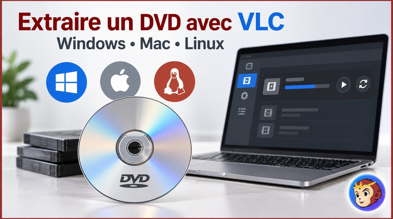 Extraire la vidéo d’un DVD avec VLC sur Windows, Mac et Linux