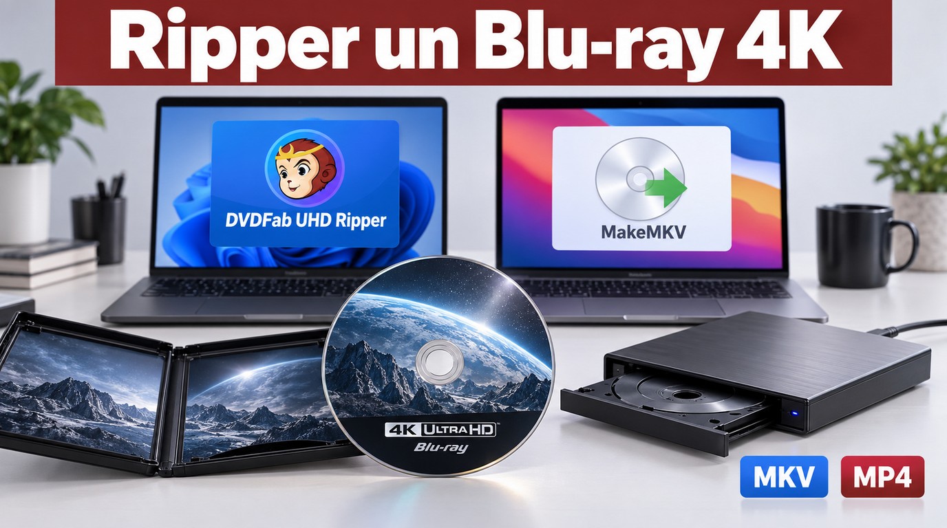 Ripper un Blu-ray 4K : matériel, MKV ou MP4 et 2 méthodes