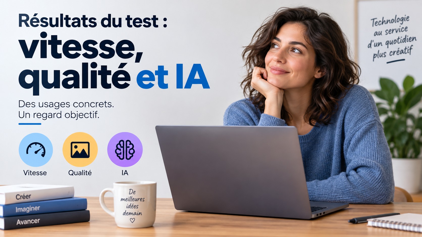 Résultats du test : vitesse, qualité et IA