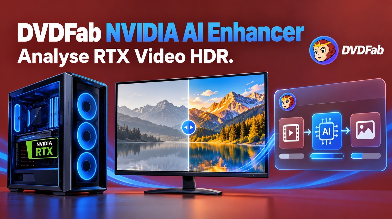 Analyse technique de DVDFab NVIDIA AI Enhancer basé sur RTX Video HDR