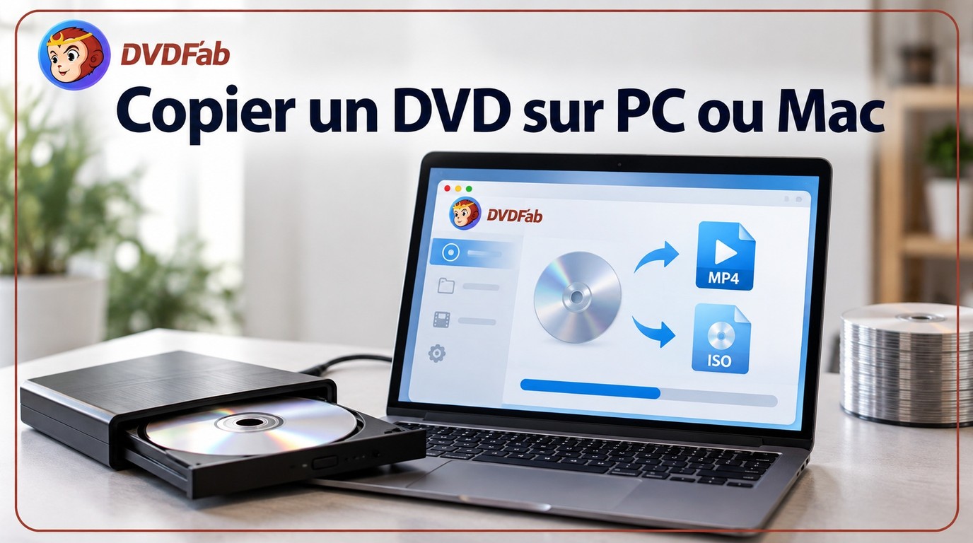 Comment enregistrer un DVD sur mon ordinateur en MP4 ou ISO ?