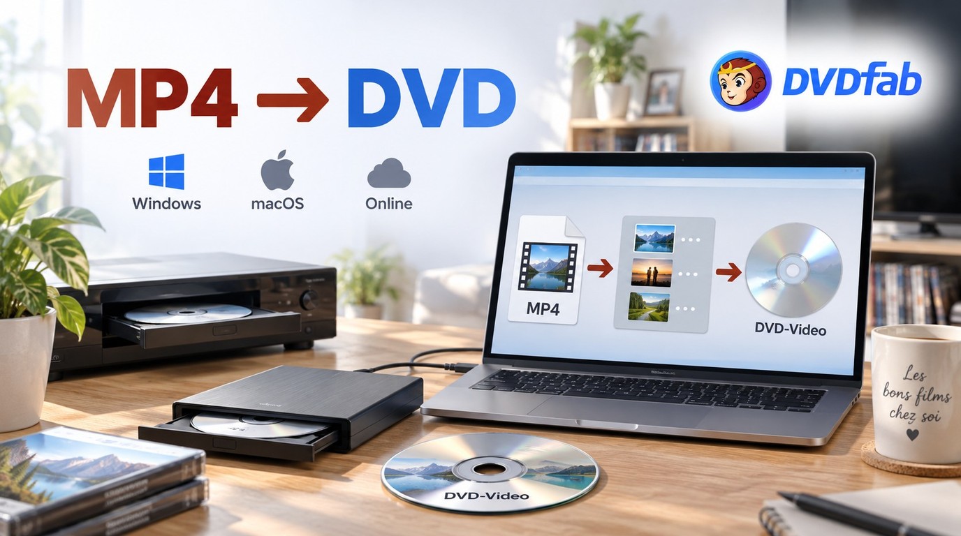 Convertir MP4 en DVD : méthodes gratuites et payantes