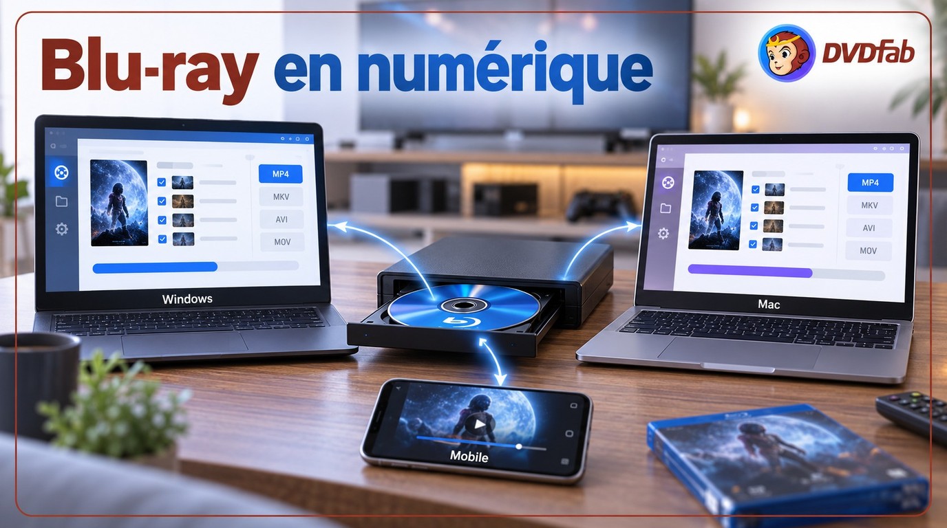 Convertir un Blu-ray en numérique sur Windows et Mac