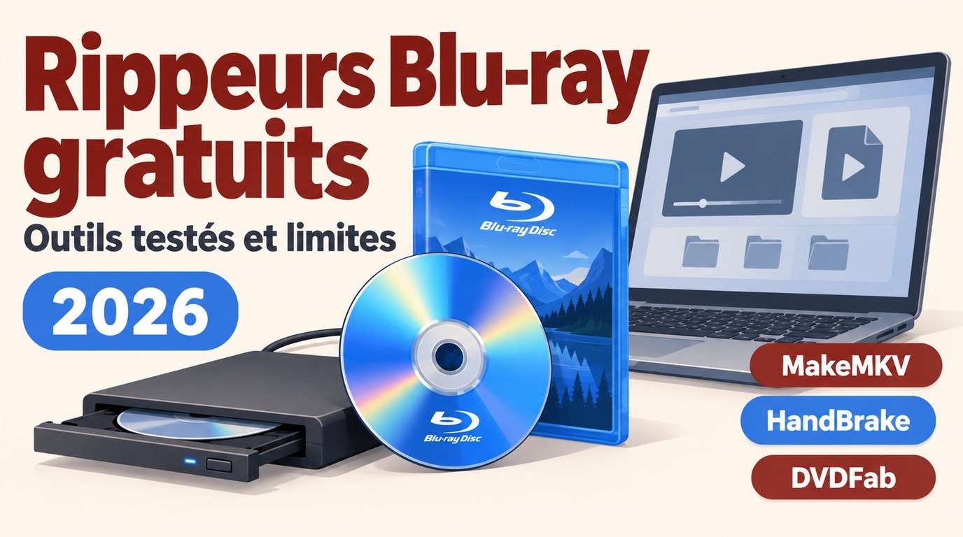 Ripper Blu-ray gratuit en 2026 : 8 outils et leurs limites