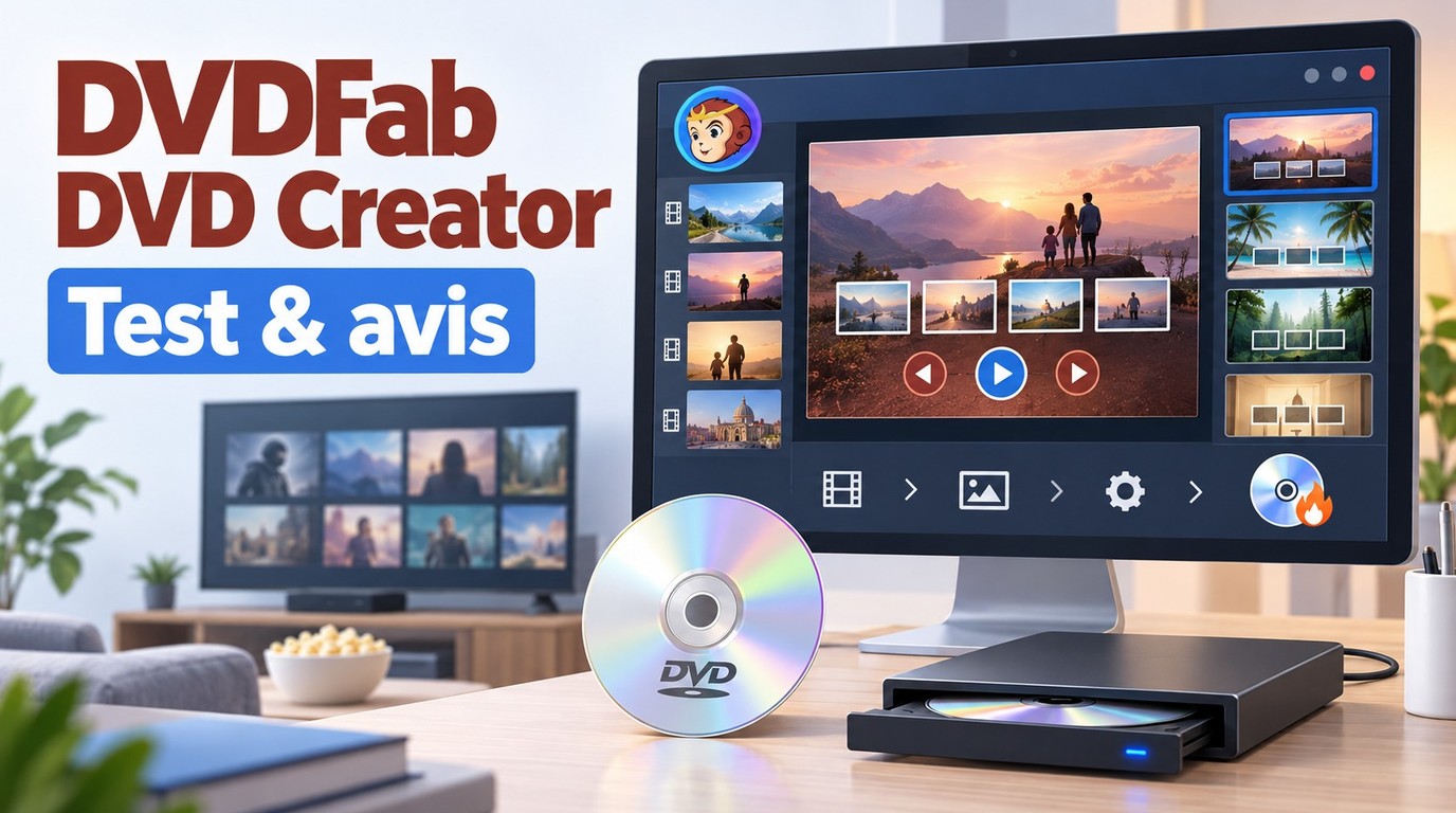 Avis sur DVDFab DVD Creator, créateur de DVD avec menus