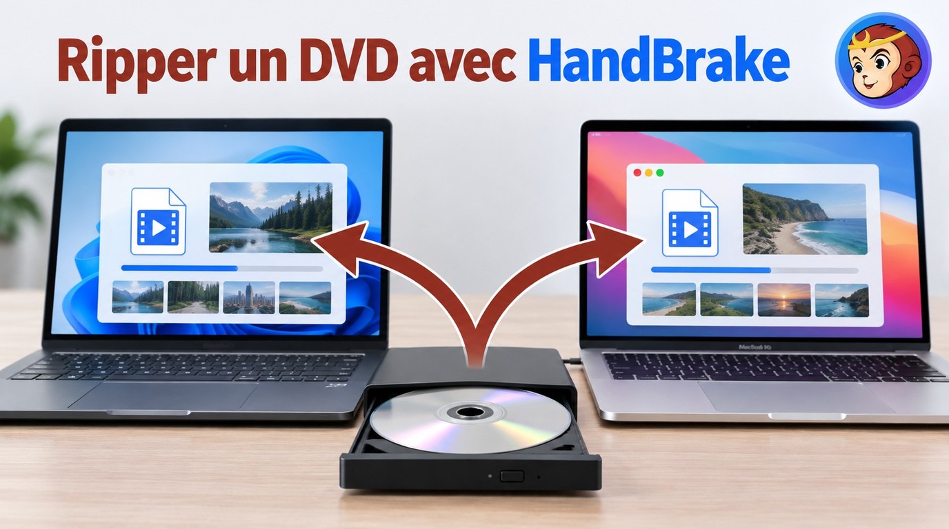 Ripper un DVD avec HandBrake sur Windows et Mac