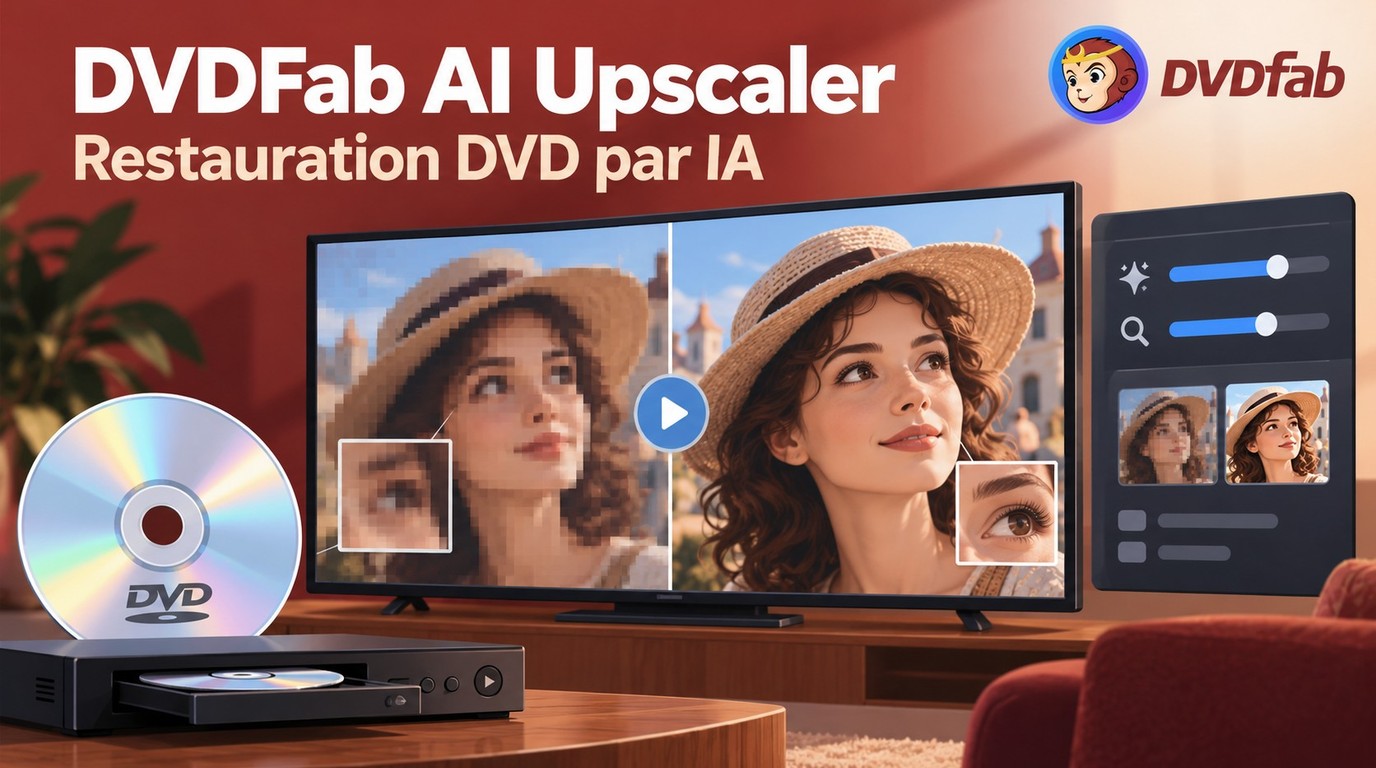 DVDFab AI Upscaler : comprendre l’amélioration des DVD