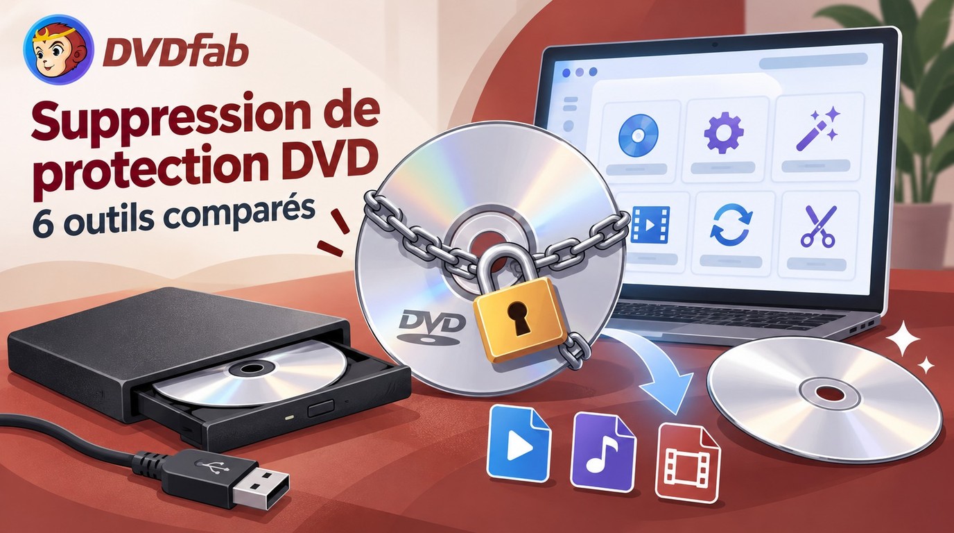 Logiciel de suppression de protection contre la copie de DVD : 6 outils