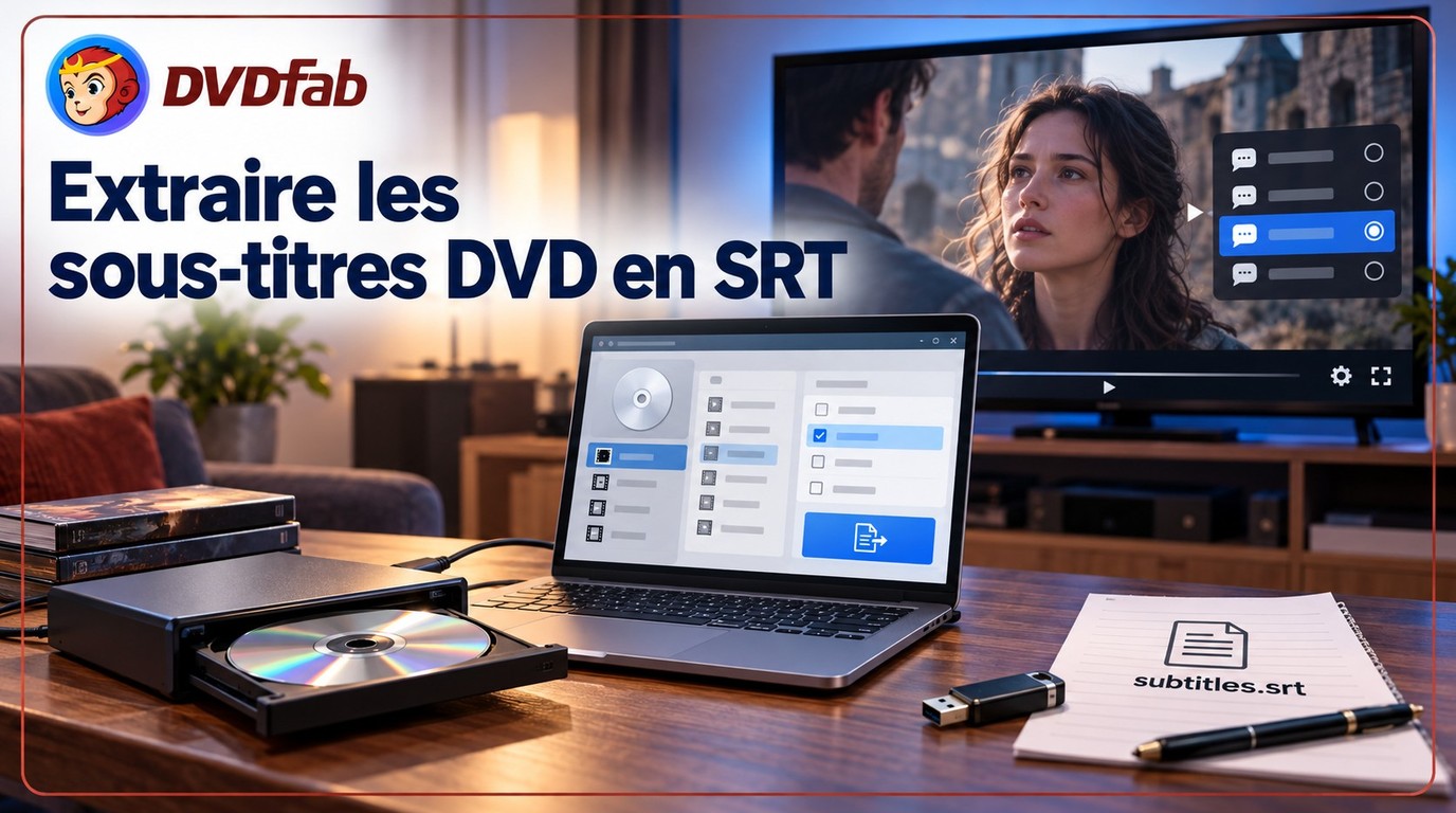 Comment extraire un DVD avec sous-titres et extraire les sous-titres d'un DVD ?