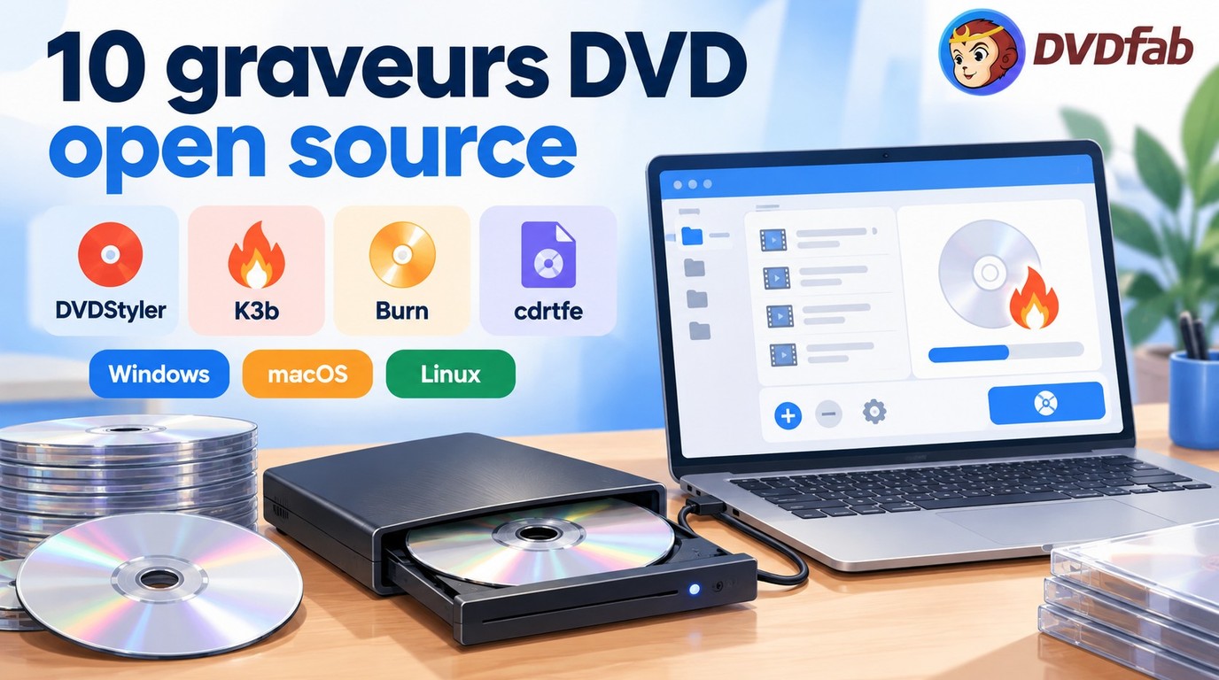 Graveurs de DVD open source pour Windows, Mac et Linux