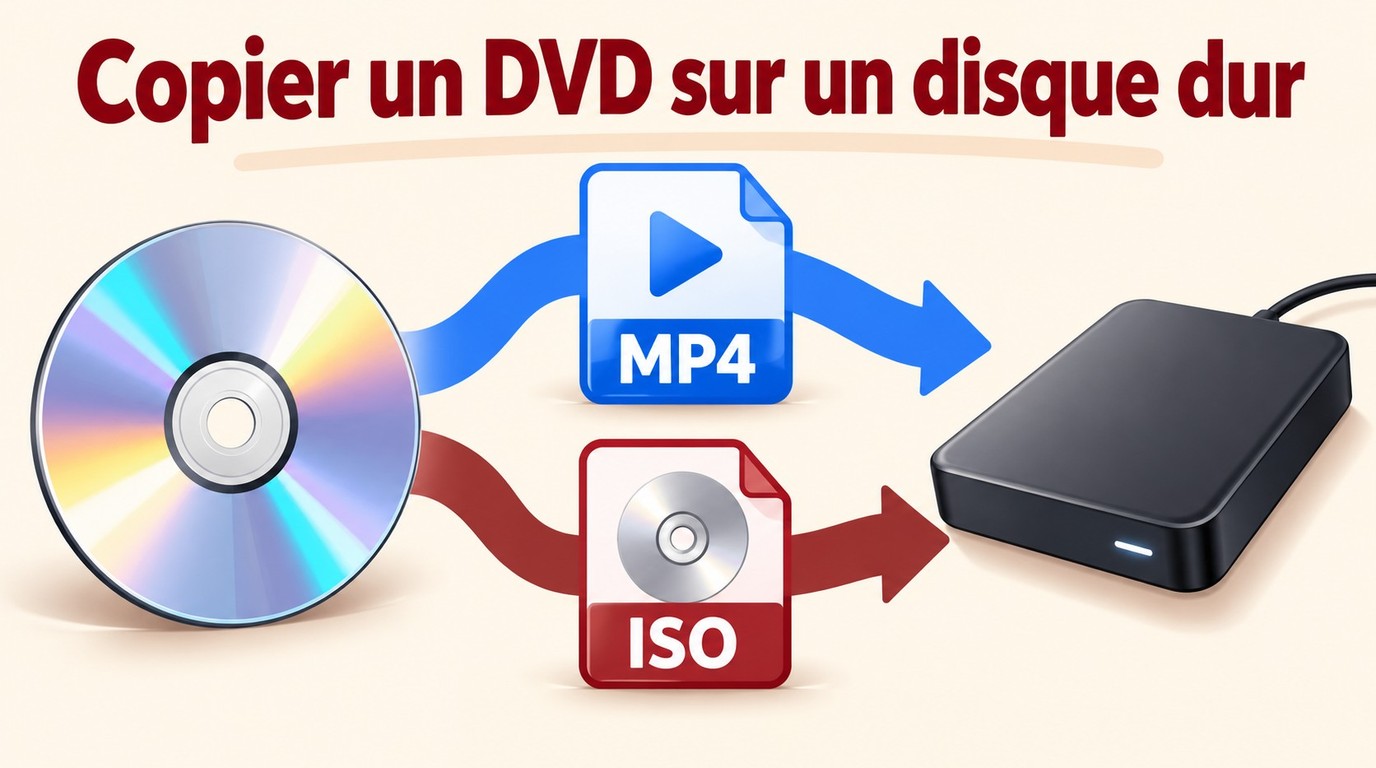 Comment Copier des DVD sur un Disque Dur : Outils Testés pour Windows 10/11, Mac et Linux